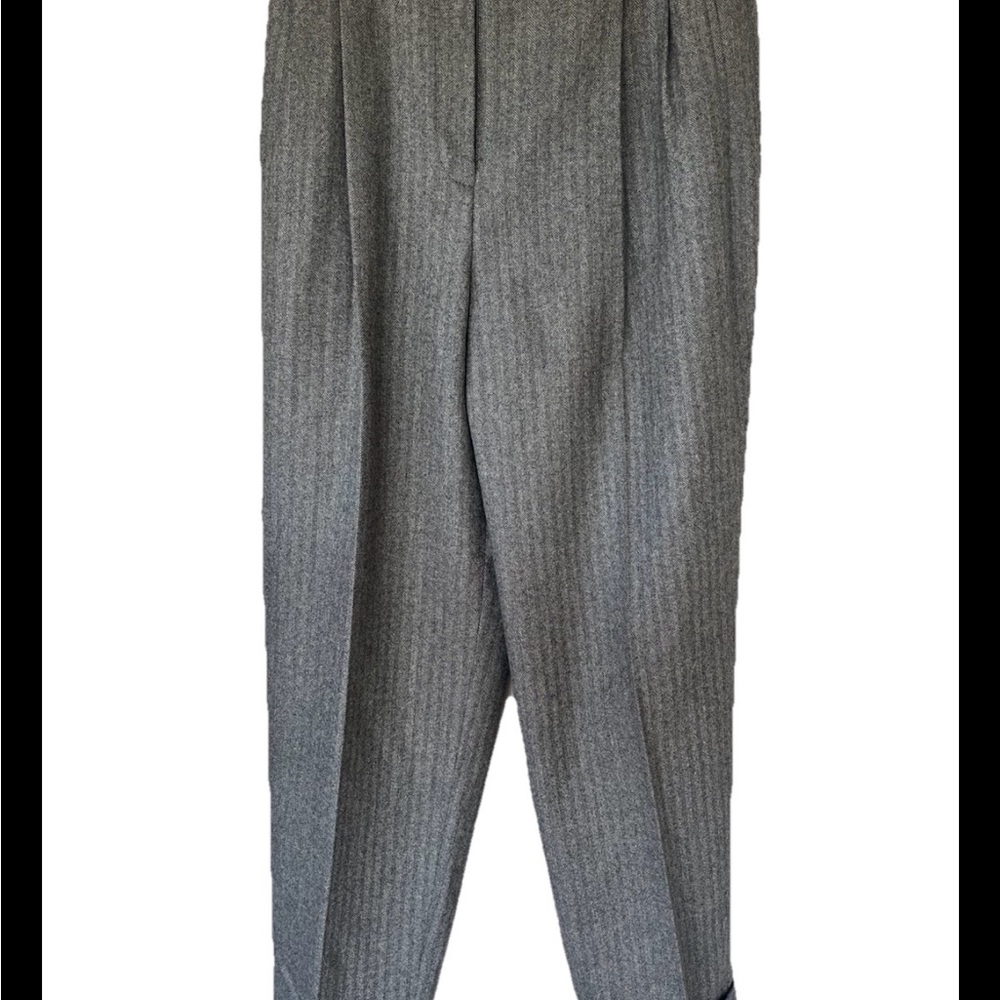 Ralph Lauren Women’s  Gray Dress Trousers 100% wool